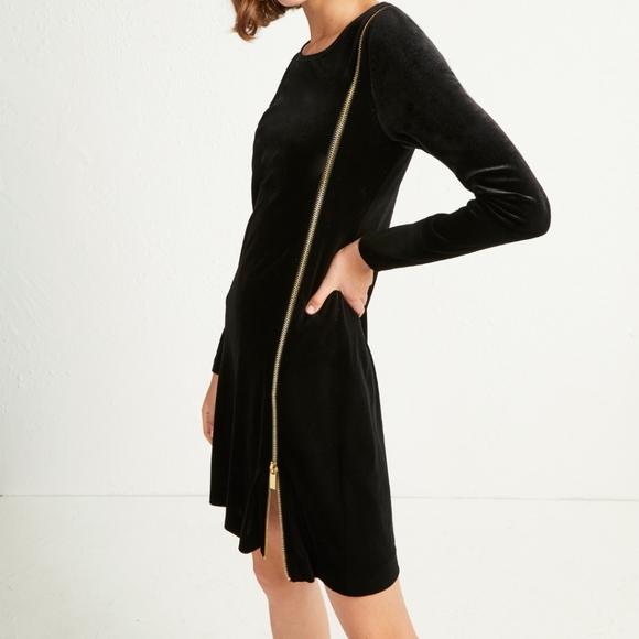 French Connection Velvet Dress - Picture 2 of 5